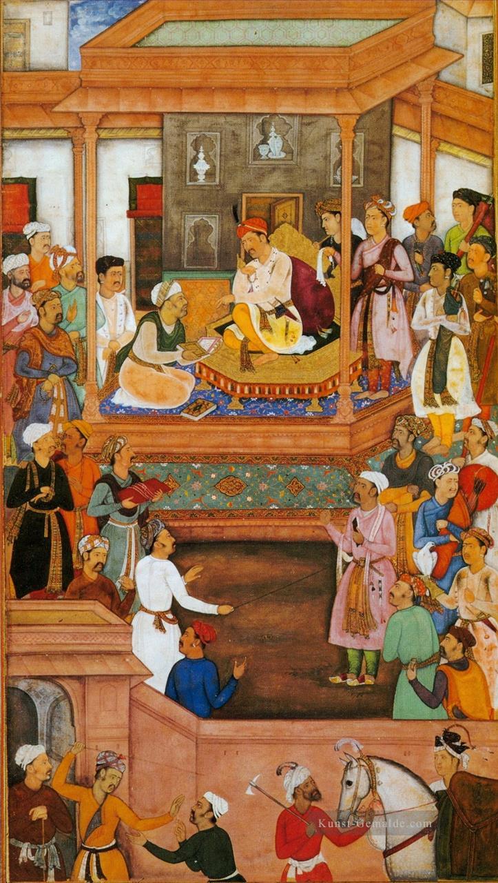 Abulfazl Presenting Akbarna Religiosen Islam Ölgemälde